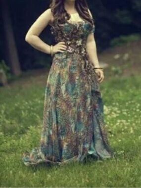 Tony Bowls Multicolor Floral Maxi Dress